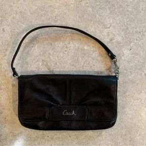 Coach Mini Bag- Black leather